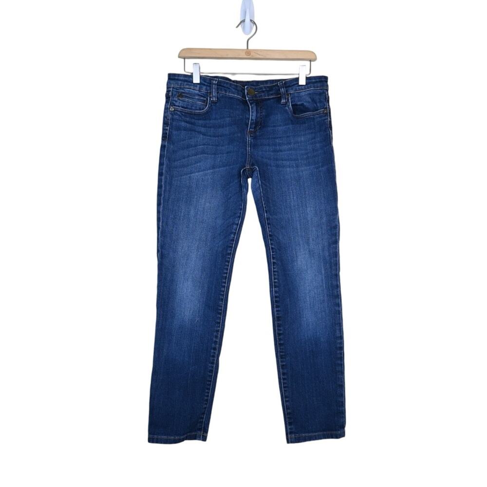 Kut from the Kloth Women’s Straight Leg Jeans - Dark Blue Wash
